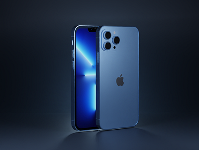 Realistic product render - Apple iPhone 13 pro 3d 3d modelling 3dmodel animation blender design graphic design illustration iphone 13 pro product render realistic