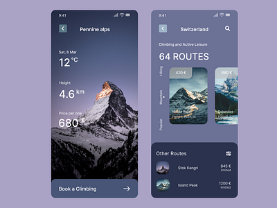 Mountaineering app