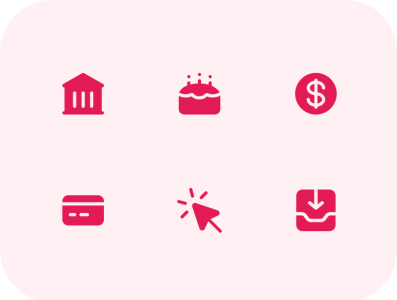 Thin rounded minimalistic icons app design graphic design illustration logo typography ui ux vector