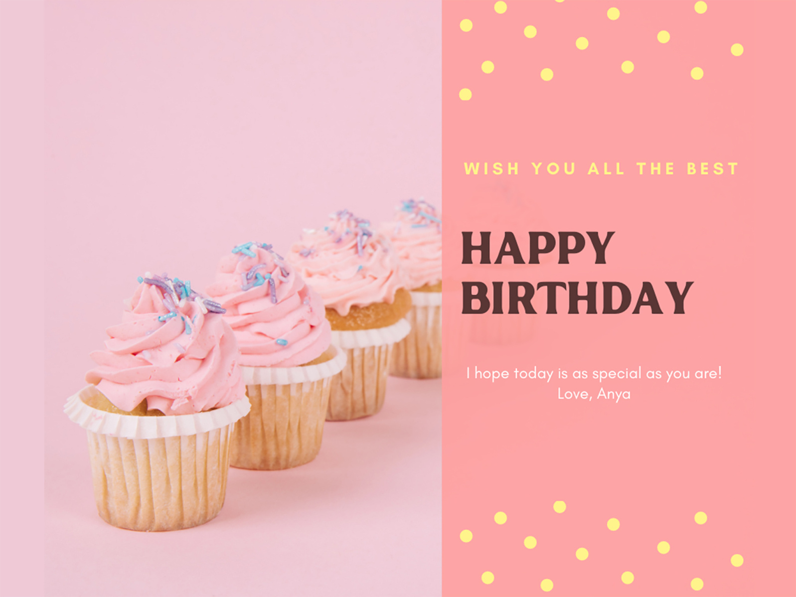 Happy birthday card, facebook by eideticmemoart on Dribbble