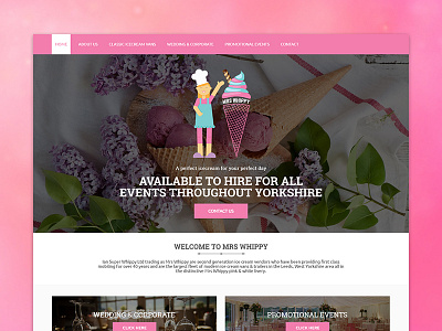 Mrs Whippy | Website agency bootstrap creative designer layout template ui ux webdesign website