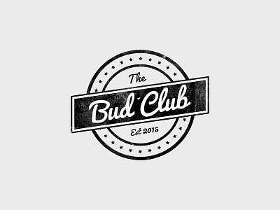 The Bud Club animation art branding design graphics idea illustrations inspiration logo logodesign logodesigner retro