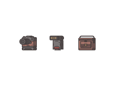 Retro Camera Icon Pack camera decoration design designer drawing graphic graphic design icon icons illustration retro vector