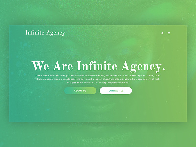 Infinite Agency / Agency Website Design