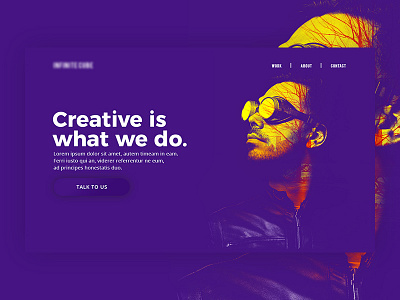 Creative Agency Landing Page agency art designer landing page template ui user experience user interface web web design website