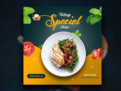 Special Menu Banner adobe photoshop branding facebook food banner graphic design social media