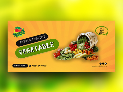 Grocery Banner adobe photoshop banners design graphic design grocery banner social media
