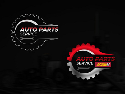 Auto Parts Logo adobephotoshop autopartslogo graphic design logo ui