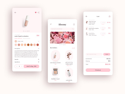 Cosmetics App "Bloomy"