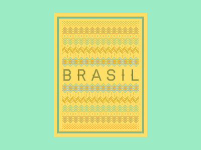 A New Classic – Brasil 2014 2014 brasil brazil brazil 2014 copa do mundo football futebol poster soccer stamp world cup