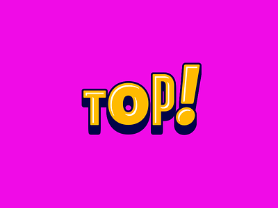 Logo – Top! brand identity branding entertainment facebook list logo movies ranking top tv shows