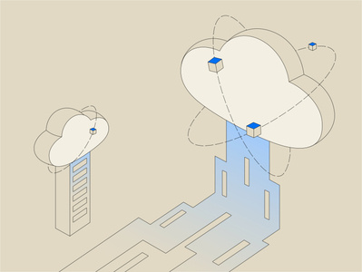 Cloud Computing Revolution by Wish Work on Dribbble