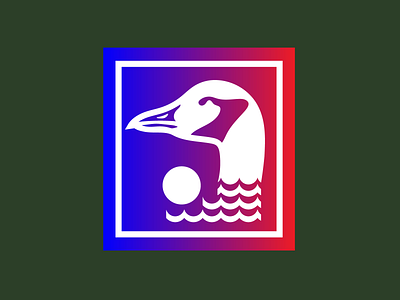 Goose design goose icon illustration logo patch stamp vintage