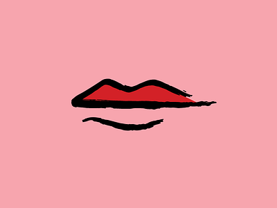 Lipz design illustration ink lips pen vector