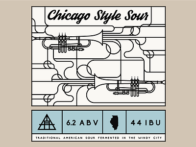 Beer Label 1 beer chicago city design label logo package windy