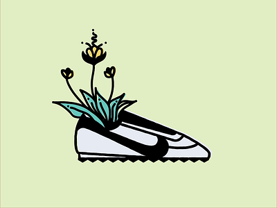 Nike Again design fun illustration nike shoe