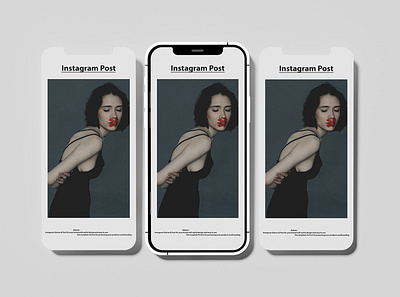 POST INSTAGRAM 3d animation branding graphic design logo motion graphics post instagram ui