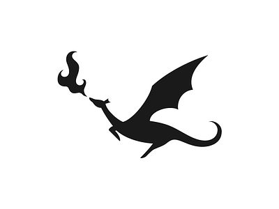Dragon doodle dragon drawing illustration logo vector
