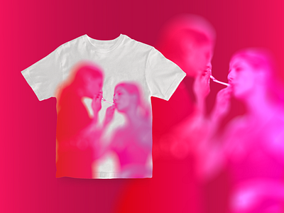 Smoking Girl Shirt Design branding graphic design shirt design tshirt