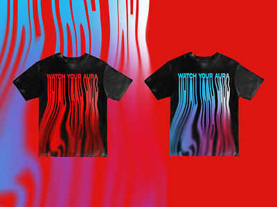 Watch Your Aura Tshirt Design