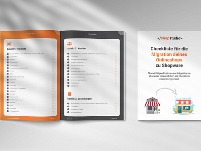 Checklist design for Shopstudio business checklist design document design fitness book graphic design lead magnet pdf design whitepaper design