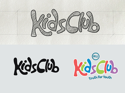 Kids Club Hand-drawn Logo Design