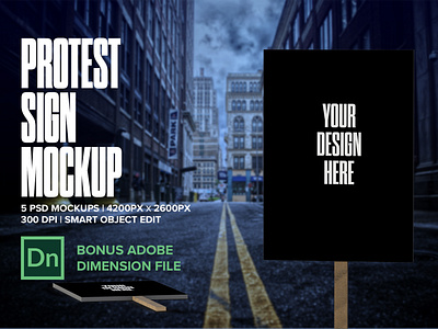 Protest Sign Mockup