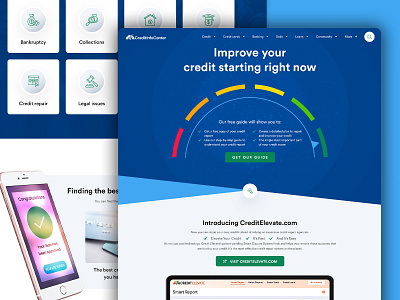Investment Banking - Landing Page Design branding design landingpage layout design ui webdesign website design