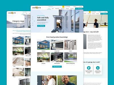 Custom Door - Landing Page Design branding design landingpage layout design ui webdesign website design