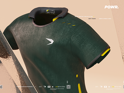 Sportswear 3d apparel blender branding clothing fabric fashion futuristic render sport sportswear tshirt