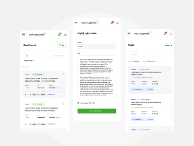 Project and Team Management dashboard