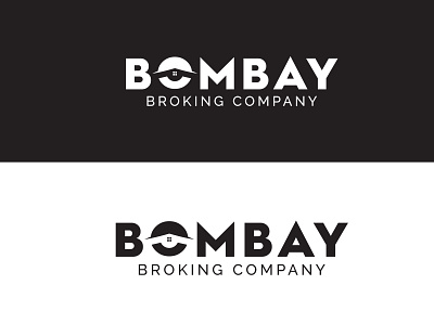 BOMBAY BROKING COMPANY branding design illustration logo typography vector