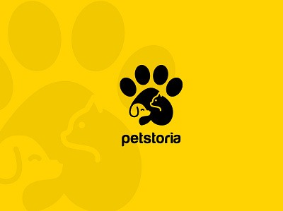 Petstoria app branding design illustration typography ui vector