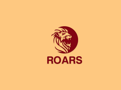 ROARS branding design illustration logo typography vector