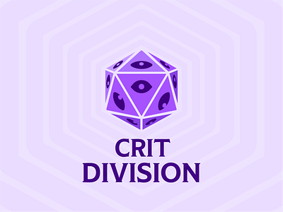 Crit Division Logo branding design dnd dragons dungeons illustration logo logodesign typography vector