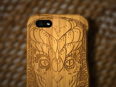 iPhone Case (Grovemade) alien bamboo case grove grovemade illustration iphone wood
