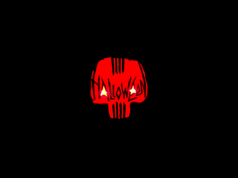 HALLOWEEN LOGOS animation bones design emblem halloween icon illustration logo sign skull