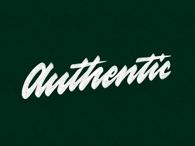 authentic branding calligraphy design handlettering lettering logo typography