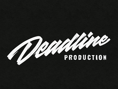 Deadline branding calligraphy design handlettering lettering logo typography