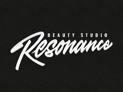 Resonance branding calligraphy design handlettering lettering logo typography