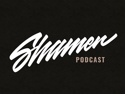 Shamen branding calligraphy design handlettering lettering logo typography