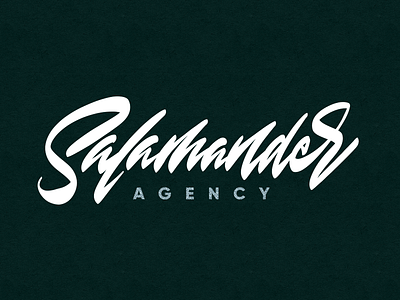 Salamander branding calligraphy design handlettering lettering logo typography