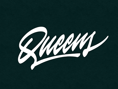 Queens branding calligraphy design handlettering lettering logo typography