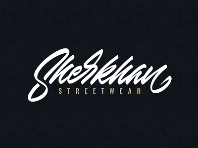 Sherkhan branding calligraphy design handlettering lettering logo typography