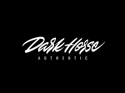 Dark Horse branding calligraphy design handlettering lettering logo typography