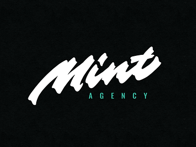 mint branding calligraphy design handlettering lettering logo typography