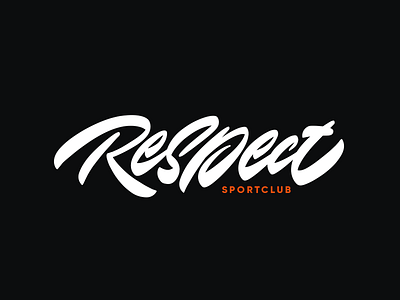 Respect branding calligraphy design handlettering lettering logo typography