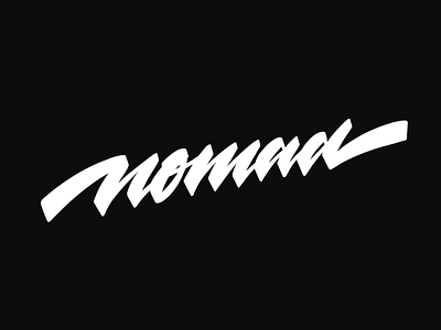 nomad branding calligraphy design handlettering lettering logo typography