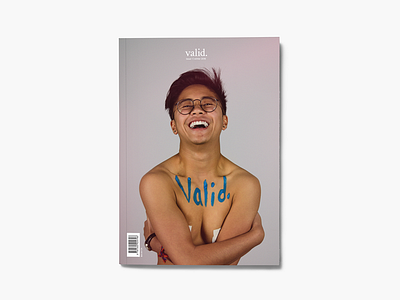 valid. brand cover design editorial identity layout magazine lgbtq print typography