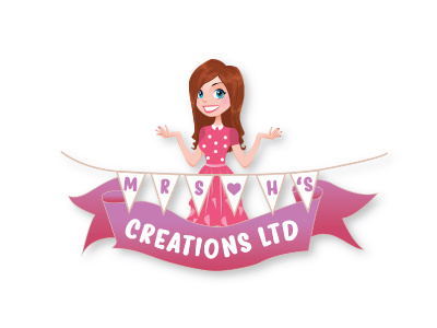 Mrs H's Creations Logo logo vector